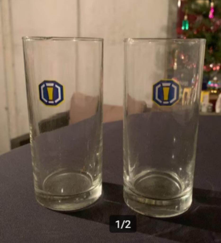 Glazen Safir, Ophalen, Zo goed als nieuw, Glas of Glazen, Overige merken