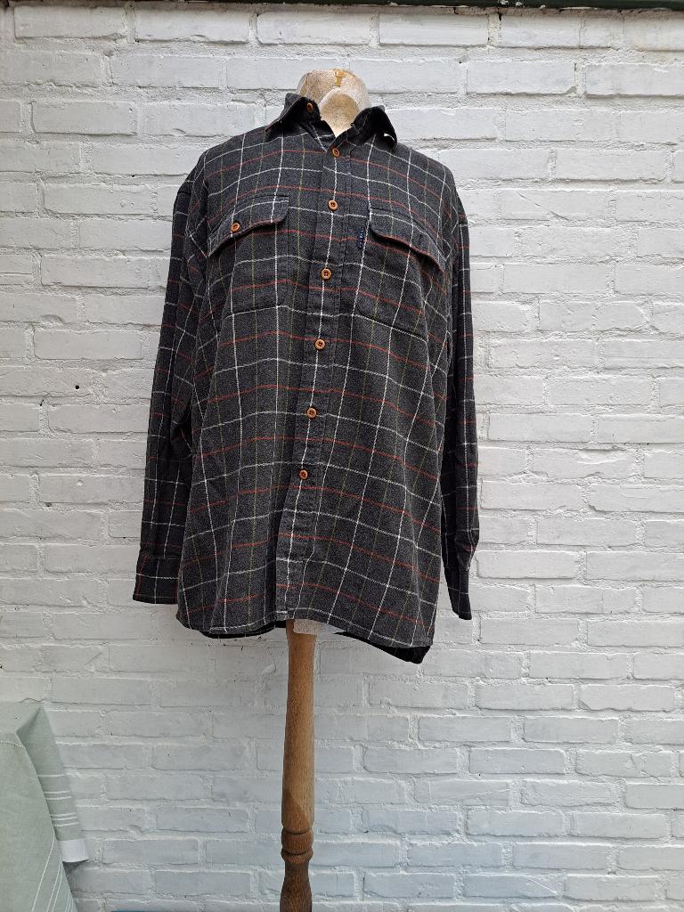 flanellen herenhemd, Kleding | Heren, Overhemden, Ophalen of Verzenden, Zo goed als nieuw
