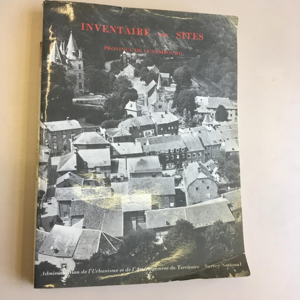 Inventaire des sites 6. Province de Luxembourg, Ophalen of Verzenden, Gelezen