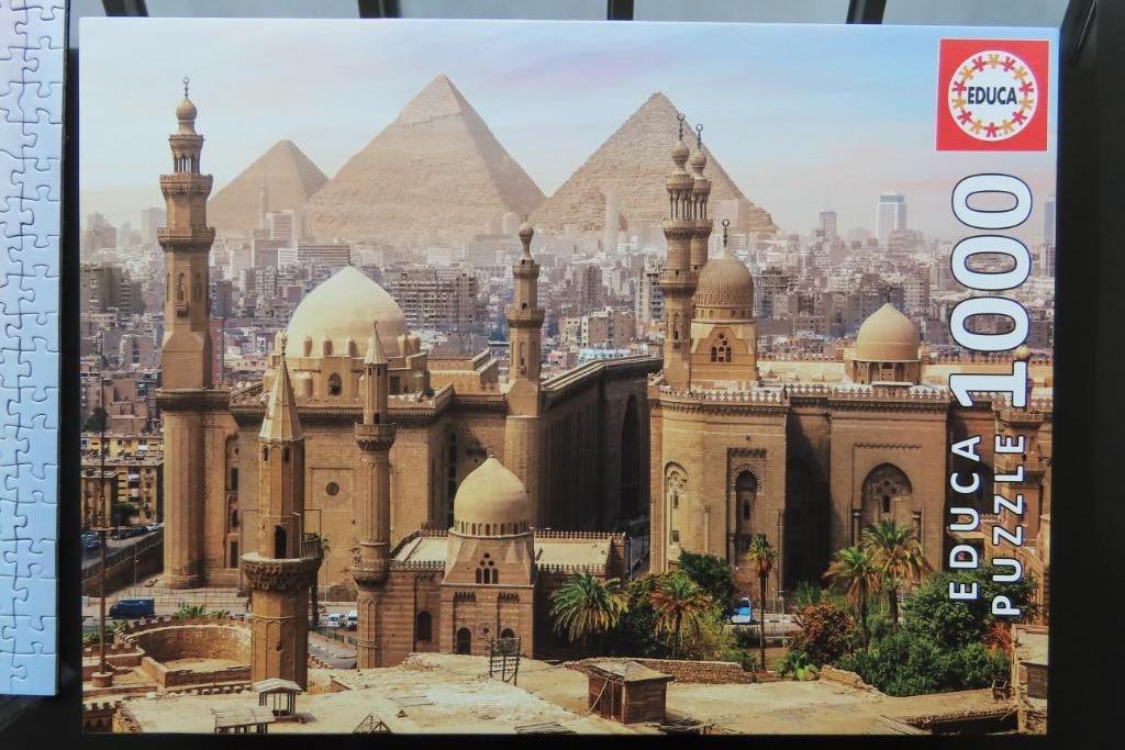 Puzzel 1000 stuks Educa, Caïro Egypte, Ophalen of Verzenden, 500 t/m 1500 stukjes, Zo goed als nieuw, Legpuzzel