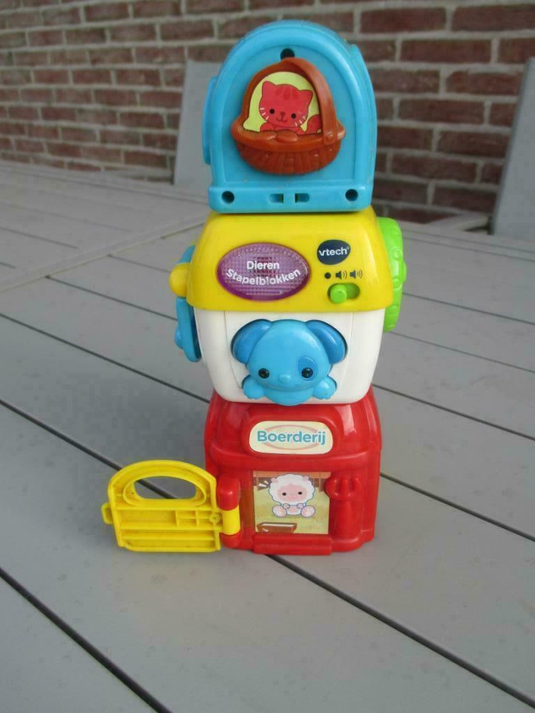 Vtech dieren stapelblokken, Kinderen en Baby's, Speelgoed | Vtech, Ophalen of Verzenden, Gebruikt, 6 maanden tot 2 jaar