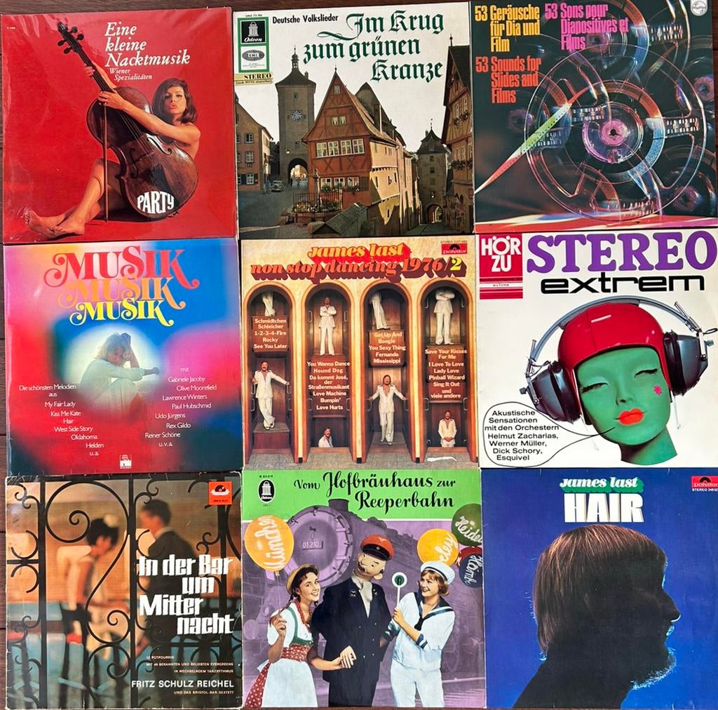 50 LP’s "Alte deutsche Schlager", Cd's en Dvd's, Ophalen of Verzenden, Zo goed als nieuw