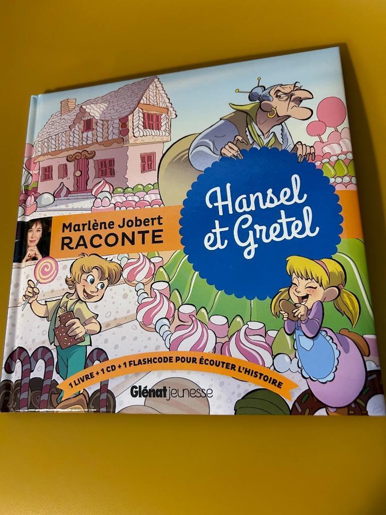 Livre - CD - Marlène Jobert raconte - Hansel et Gretel, Livres, Garçon ou Fille, Enlèvement, Utilisé, Contes (de fées)