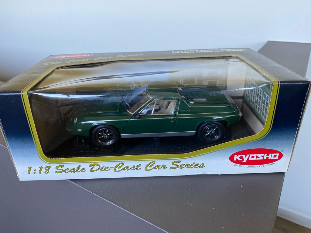Lotus Europa(groen) - Kyosho 1/18, Ophalen of Verzenden, Gebruikt, Auto, Kyosho
