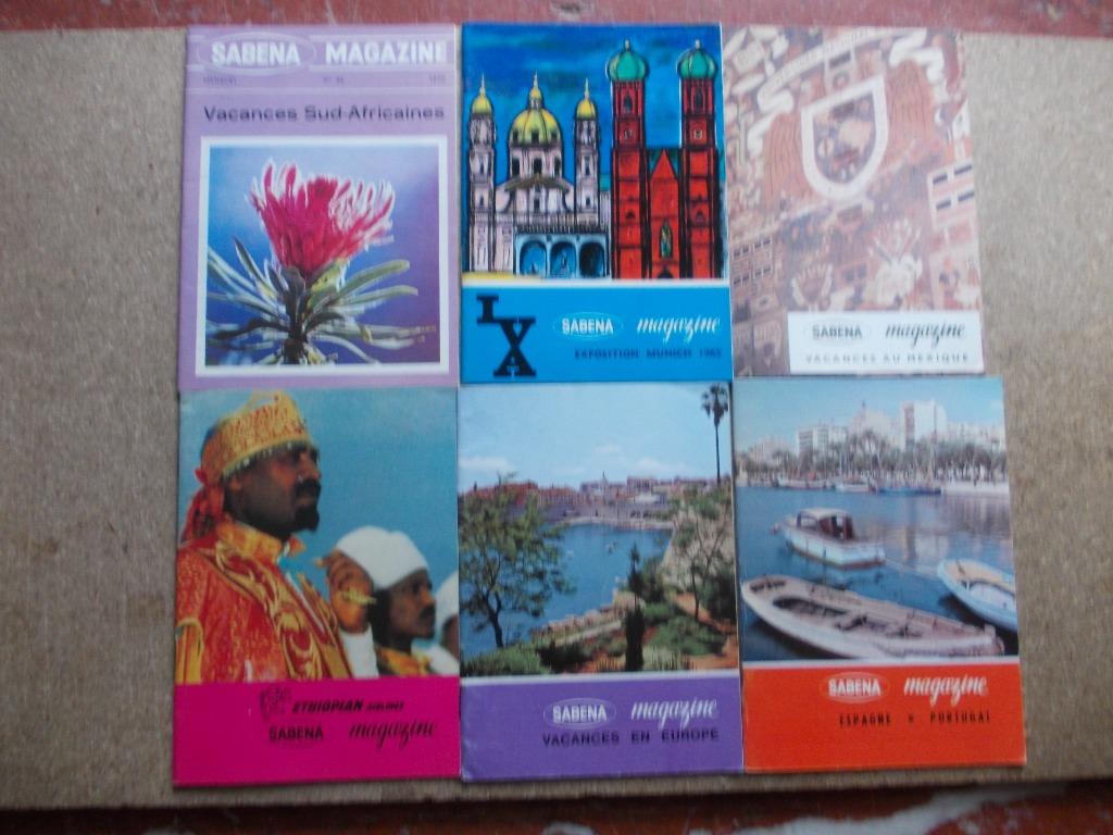 LOT DE 15 ANCIENS FOLDERS VOYAGE SABENA 1969 - 1970, Enlèvement ou Envoi, Comme neuf