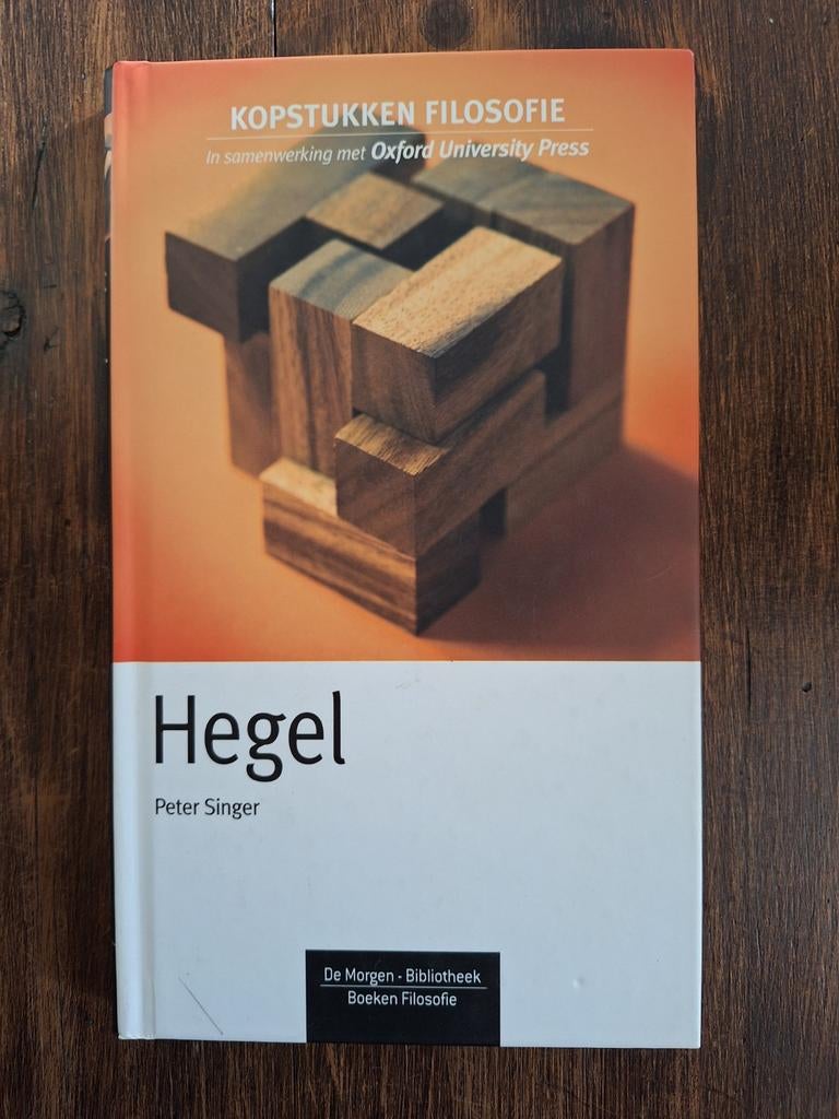 Peter Singer, HEGEL Kopstukken Filosofie, Ophalen of Verzenden
