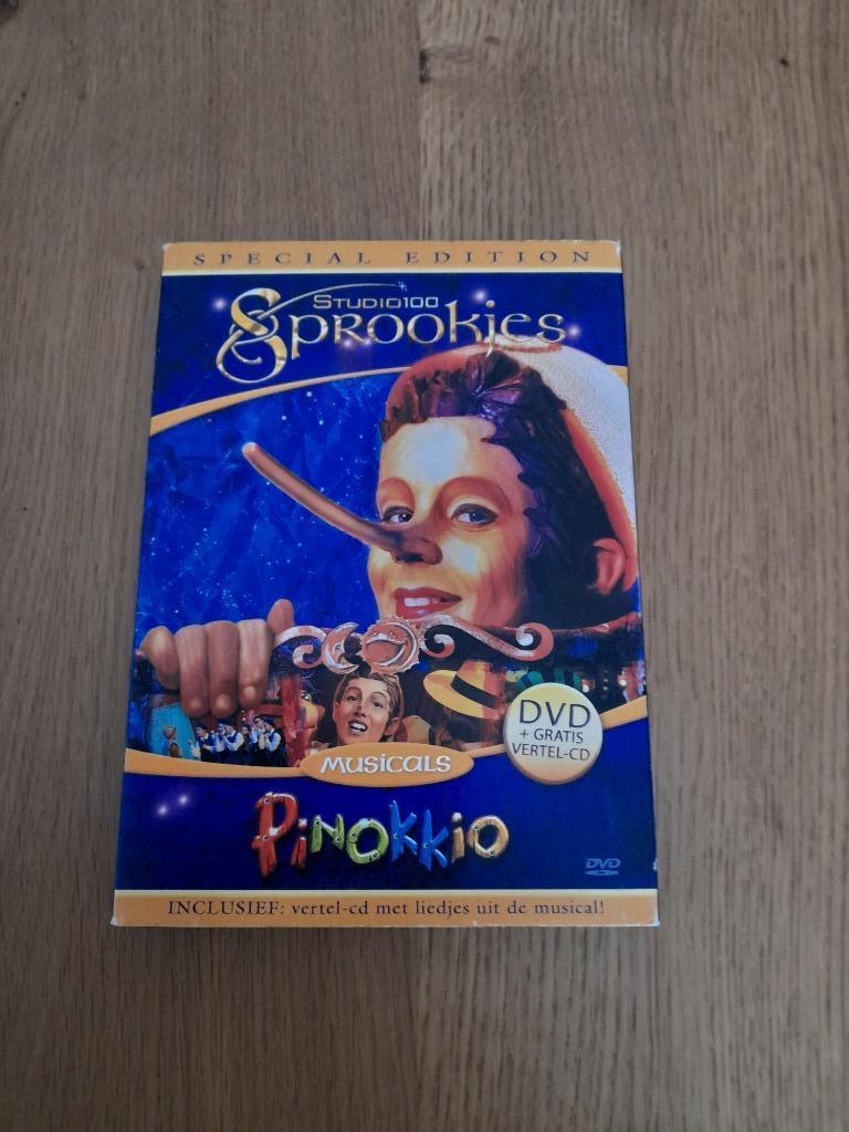 Dvd Musical Studio 100 - Pinokkio (dvd + cd in slipcover), Ophalen of Verzenden, Zo goed als nieuw