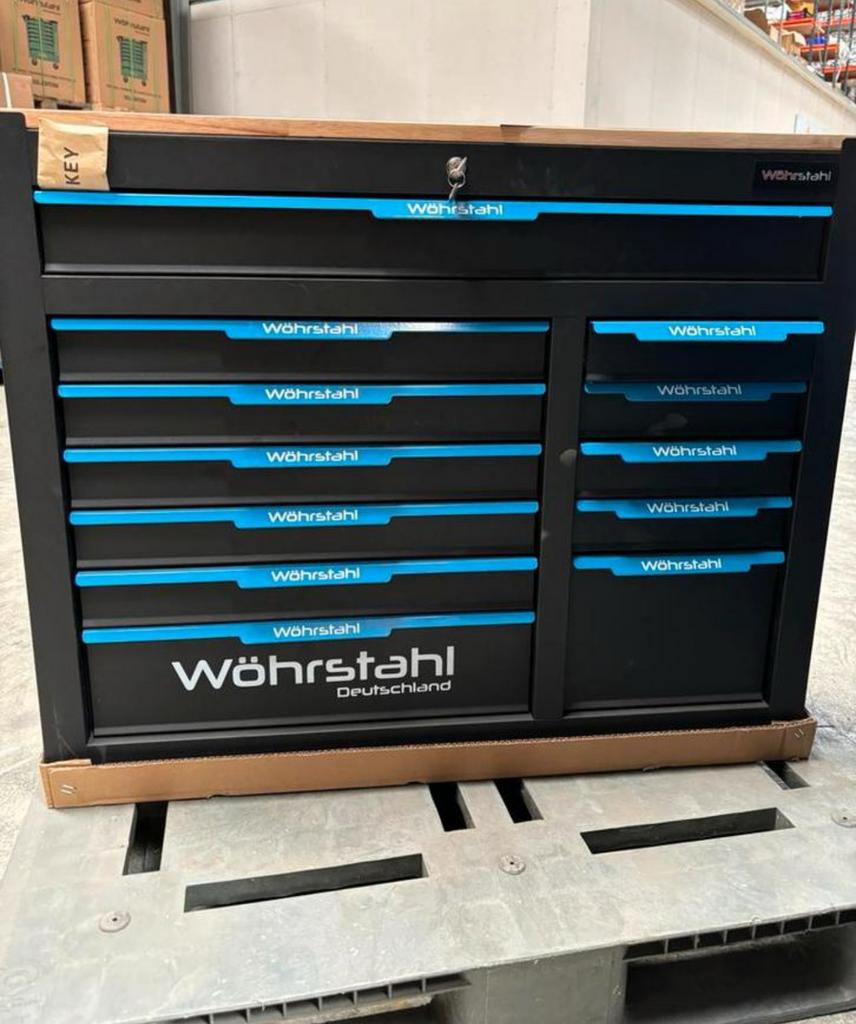 Wohrstahl Mega Gereedschapskar 12 laden XXXL NIEUW GEVULD!, Auto diversen, Autogereedschap, Nieuw, Ophalen
