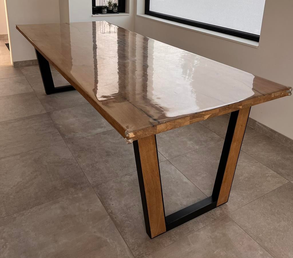 Eettafel 8 pers XOOON, Maison & Meubles, Tables | Tables à manger, Enlèvement, Comme neuf