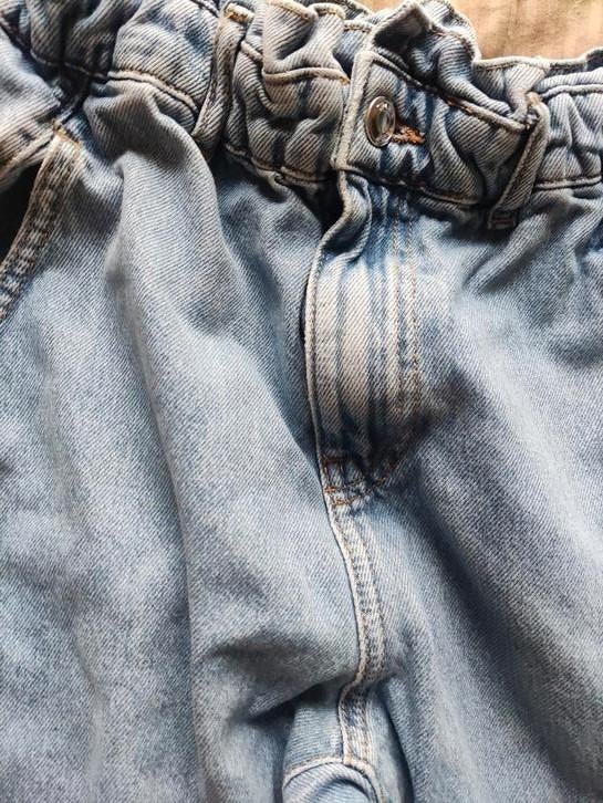 Jean bleu clair taille haute ZARA, taille : 34, Enlèvement ou Envoi, Comme neuf