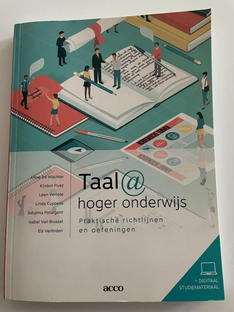 Taal @ hoger onderwijs, Boeken, Ophalen of Verzenden, Zo goed als nieuw, Hoger Onderwijs, Diverse auteurs