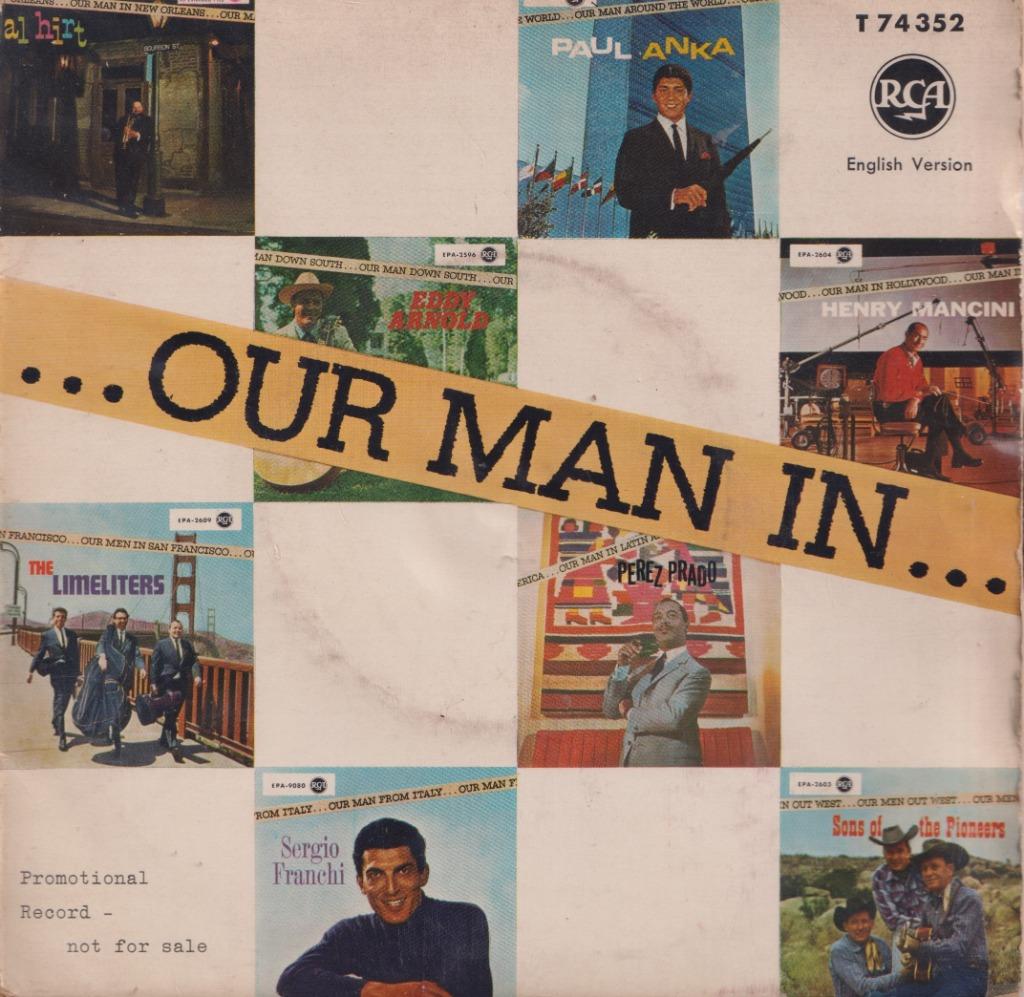 Our man in … / Paul Anka / The Limeliters ….. – Single - EP, Ophalen of Verzenden, Gebruikt, Pop