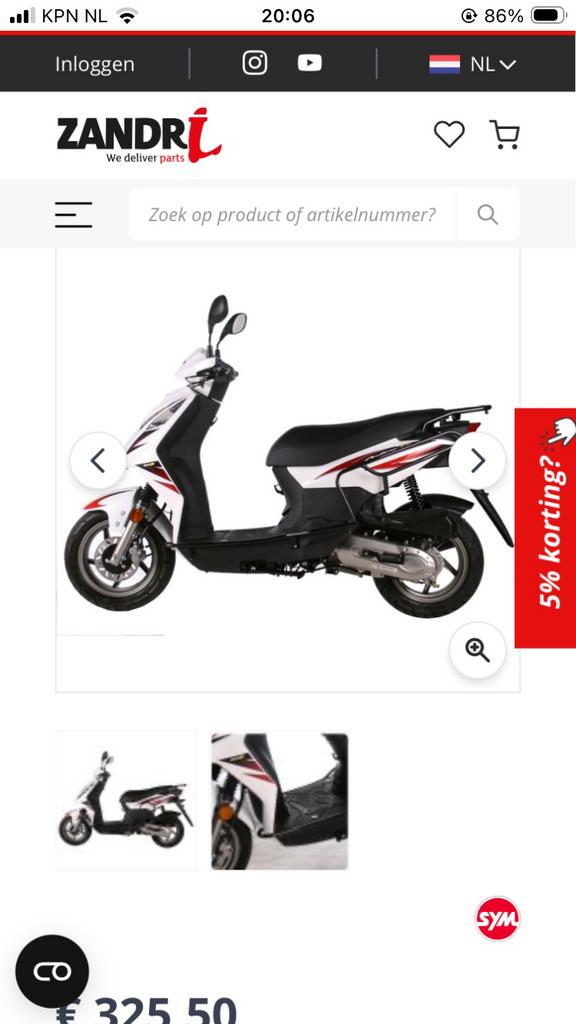 Onderdelen sym orbit xpro 4t en ook euro 4, Fietsen en Brommers, Brommeronderdelen | Scooters, Zo goed als nieuw, SYM, Overige typen