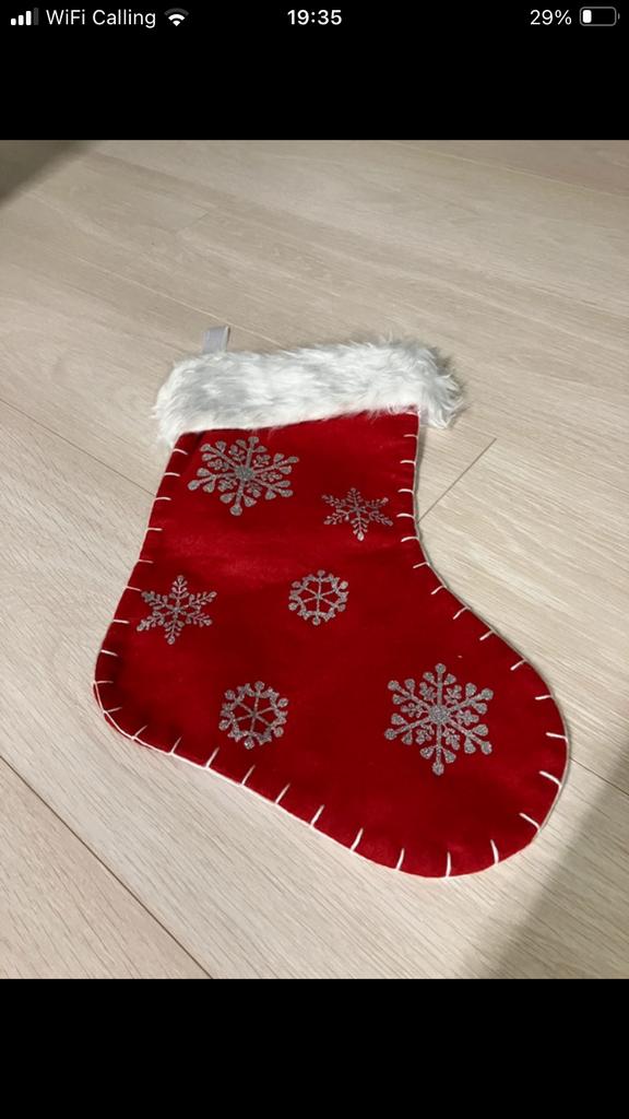 Kerst laars / sok / kous uit vilten stof, Ophalen of Verzenden, Nieuw