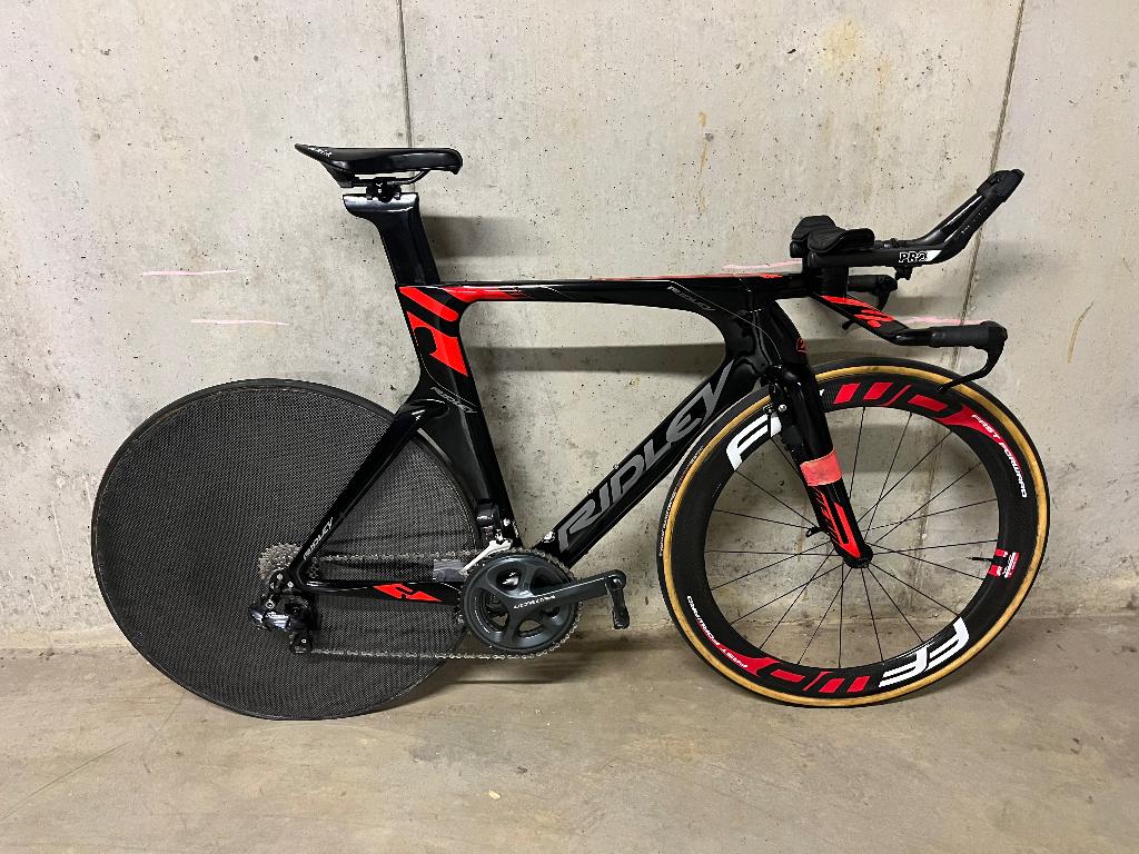 Ridley Dean Fast tijdritfiets Ultegra DI2, Fietsen en Brommers, Fietsen | Racefietsen, Zo goed als nieuw, Carbon, Ophalen