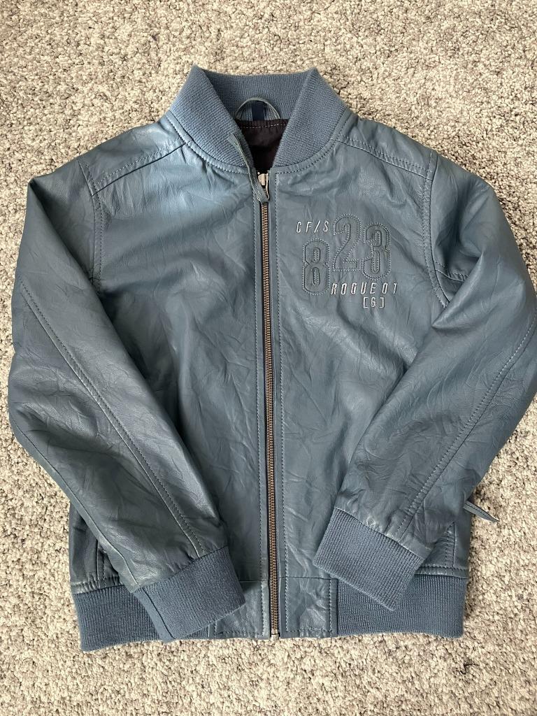 lederen vest, Ophalen of Verzenden, Zo goed als nieuw, Jongen, Jas