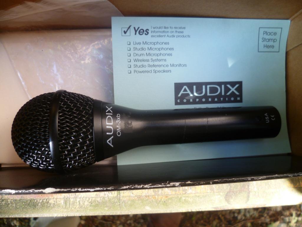 Audix OM3XB zangmicro, Muziek en Instrumenten, Ophalen, Zo goed als nieuw, Zangmicrofoon