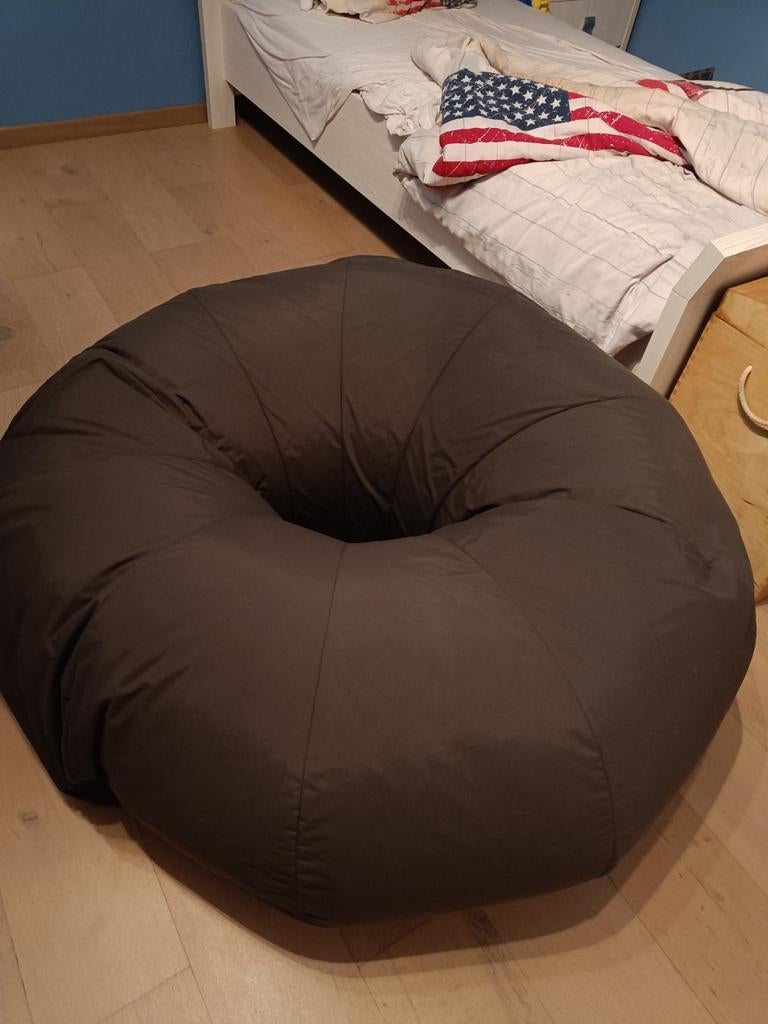 Do-nuts zitzak, Huis en Inrichting, Ophalen, Zo goed als nieuw, Grijs, Zitzak