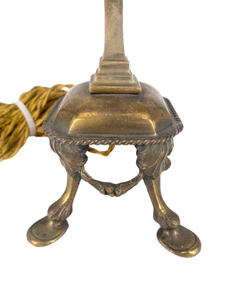 Bougeoir en Bronze du 19ème Siècle - Électrifié, Antiquités & Art, Enlèvement ou Envoi, Bronze