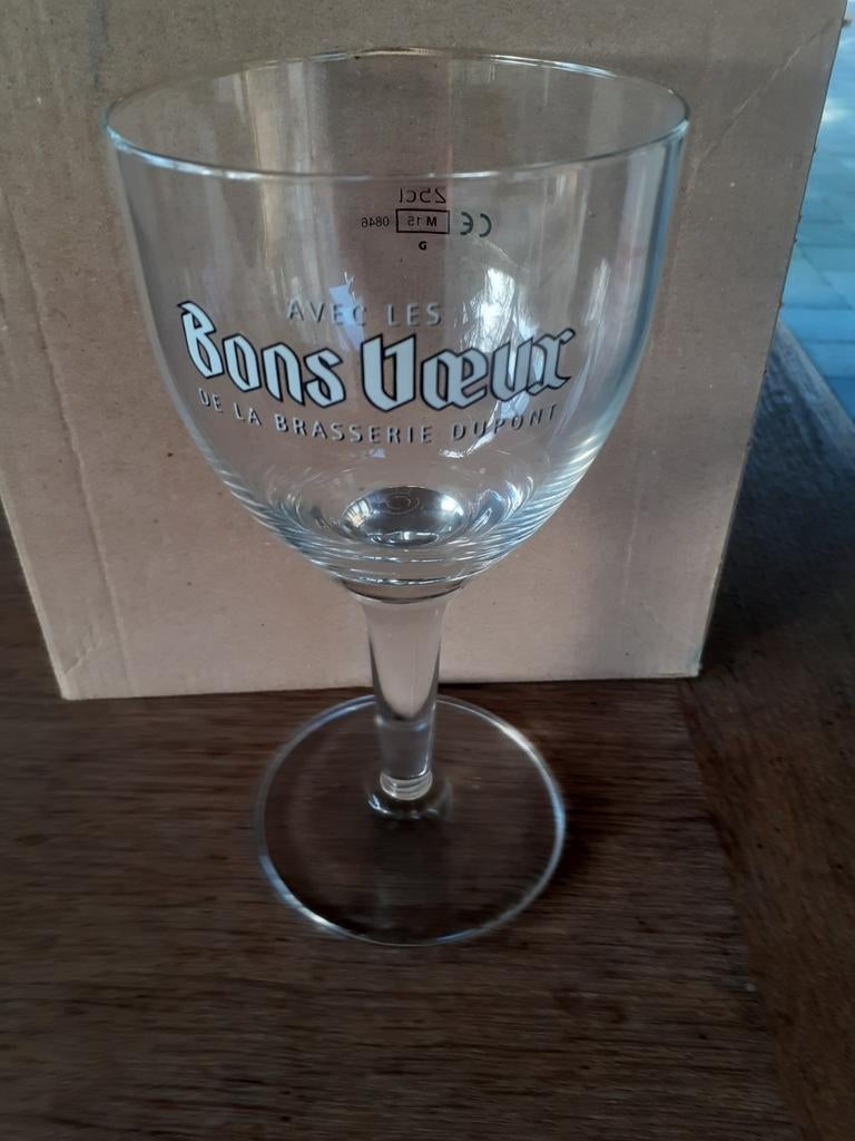 6 avec les bons voeux verres de la brasserie dupont, Enlèvement ou Envoi, Comme neuf