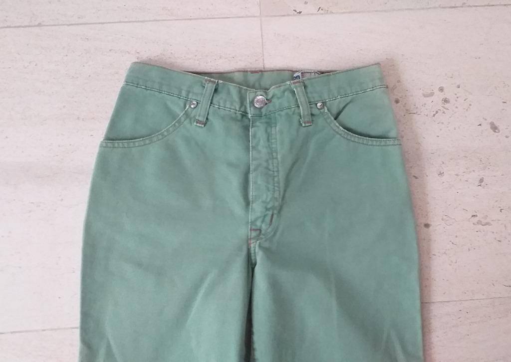 Jean Chipie vert clair - vintage - Taille US 30, Kleding | Dames, Ophalen of Verzenden, Gedragen