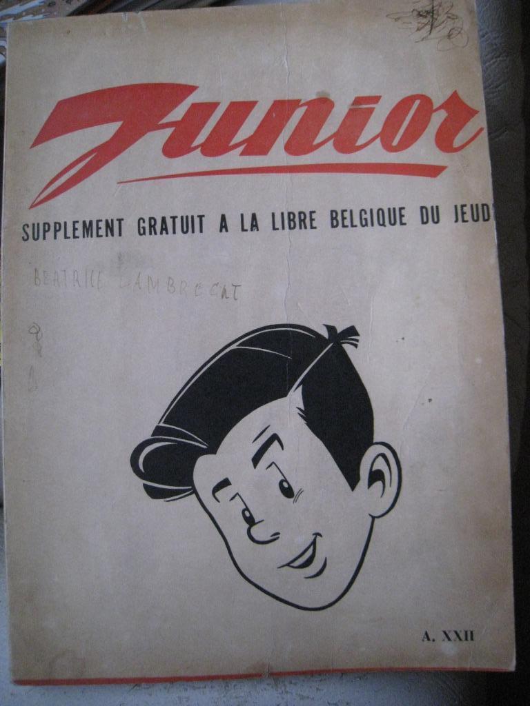La libre belgique recueil junoir 1962 greg, Gelezen, Greg, Eén stripboek, Ophalen of Verzenden
