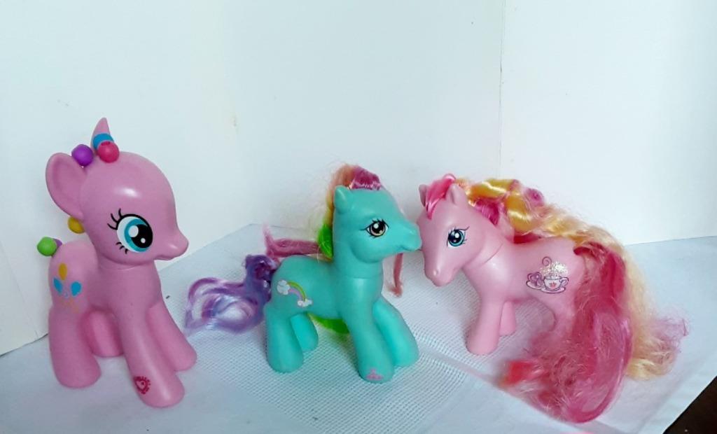 3 vintage My Little Pony, Kinderen en Baby's, Speelgoed | My Little Pony, Verzenden, Gebruikt