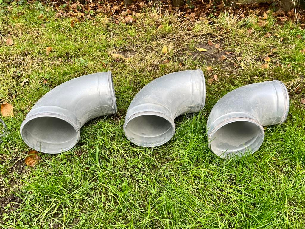 Bochten 90 graden ventilatiebuis diameter 150, Doe-het-zelf en Bouw, Buizen en Afvoer, Ophalen, Bochten, Nieuw, Minder dan 2 meter