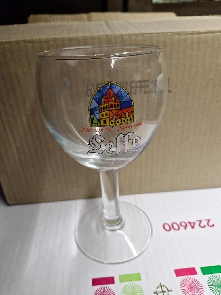 6 LEFFE BIERGLAZEN 25cl - BROUWERIJ LEFFE  (meerdere sets), Verzamelen, Ophalen of Verzenden, Nieuw, Bierglas