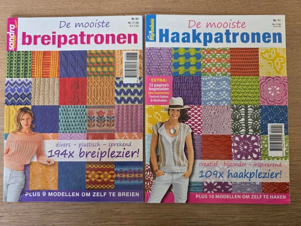 Twee special magazines haakpatronen en breipatronen NIEUW, Hobby en Vrije tijd, Breien en Haken, Ophalen of Verzenden, Nieuw, Breien