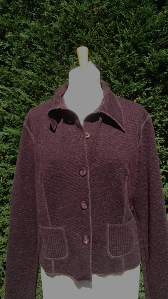 mooi vestje / cardigan rood - bruin MANGO Large, Kleding | Dames, Maat 38/40 (M), Mango, Bruin, Ophalen of Verzenden