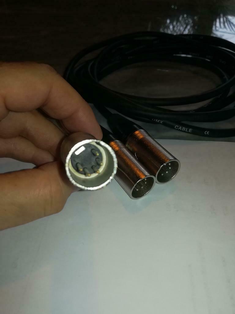3 Devine XGC-F3P DMX kabels.3 female naar 5 male. 1.5m, Audio, Tv en Foto, Ophalen of Verzenden, Nieuw