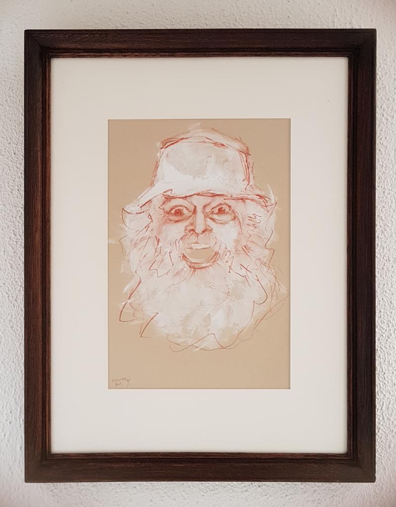 Tekening / Schilderij - Jivanmukta Swami Ganapati (Baba), Ophalen of Verzenden