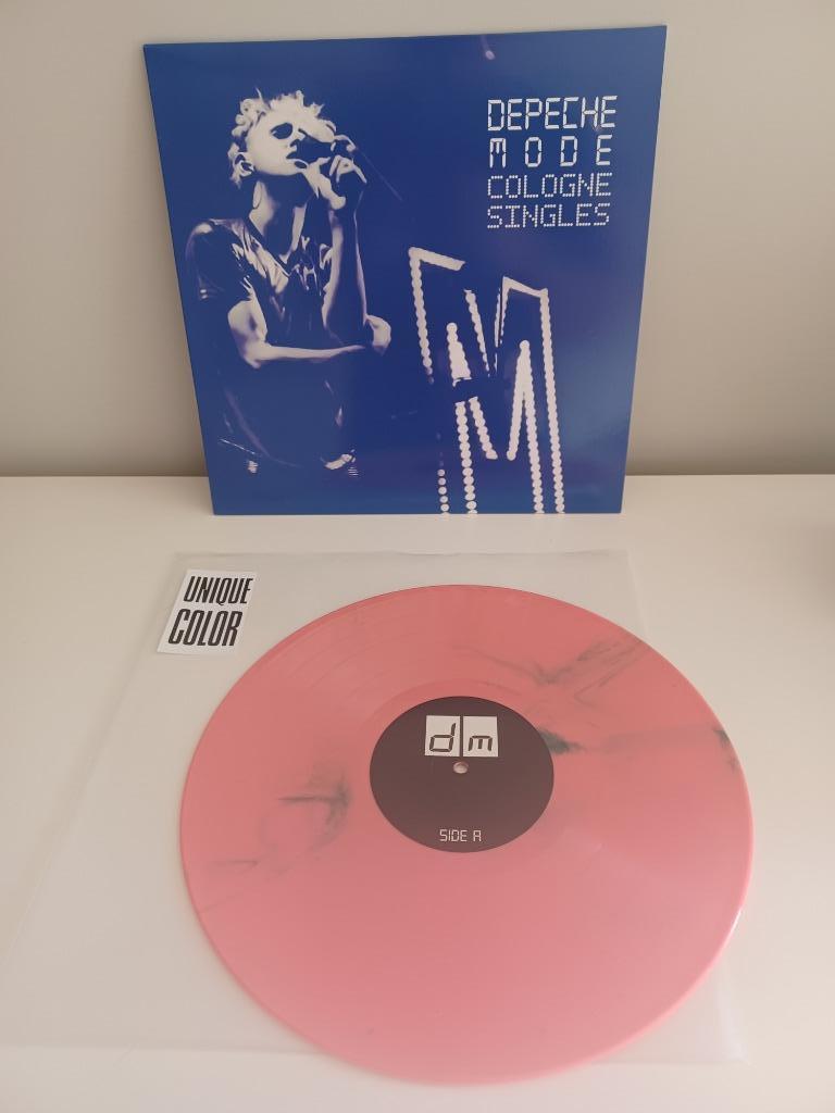 Depeche Mode 1xLP Live in Cologne 1998 Rose marbré, Envoi, Comme neuf, 12 pouces
