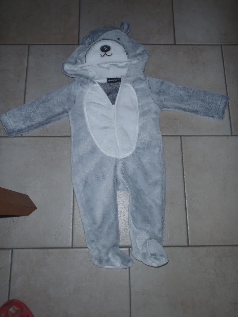 combinaison gris clair taille 68, Enlèvement ou Envoi, Comme neuf, Garçon, Manteau