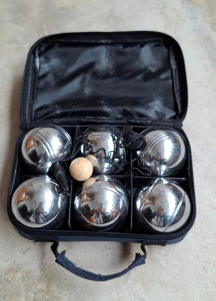 Petanquebalkenset, compleet met draagtas, Ophalen, Gebruikt