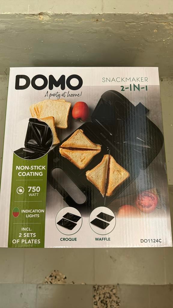 Croque monsieur plus gaufrier, Ophalen, Nieuw