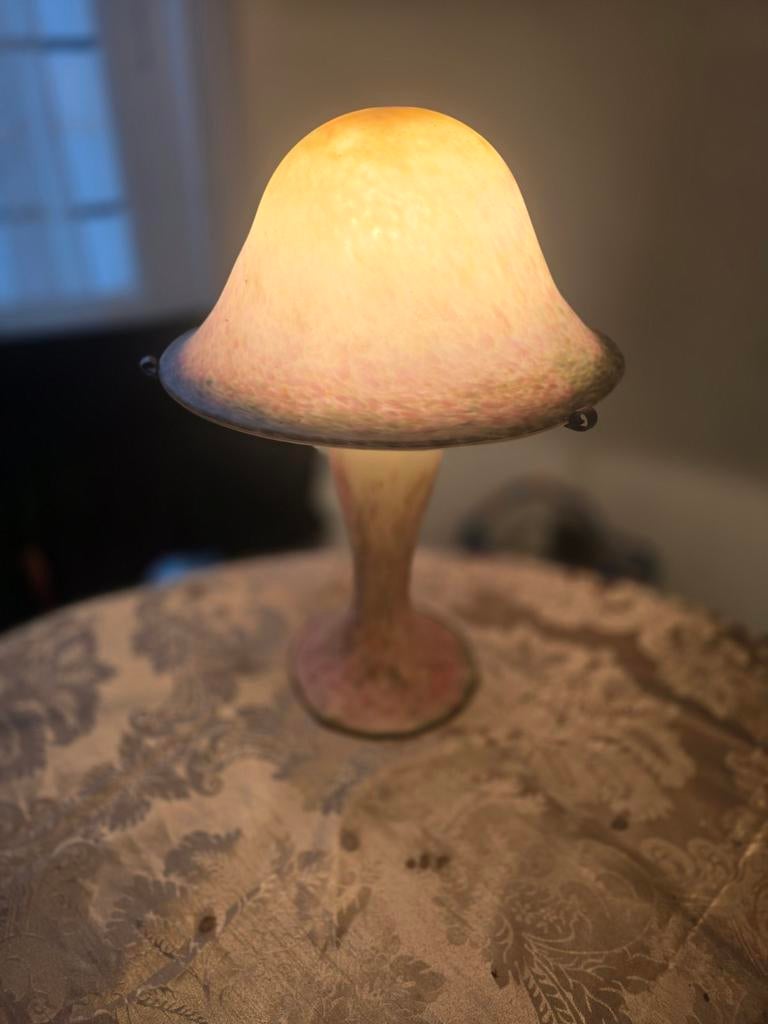 Champignonlampen, Glas