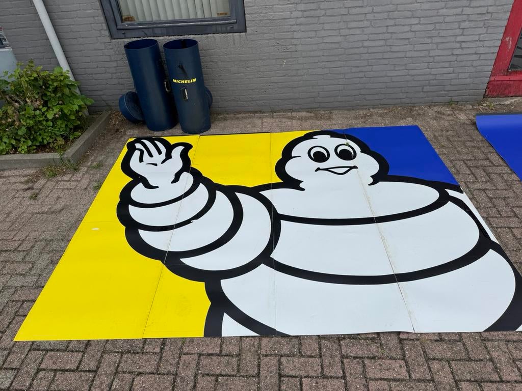 MICHELIN Bibendum reclame XXL, Verzamelen, Ophalen of Verzenden, Gebruikt, Reclamebord