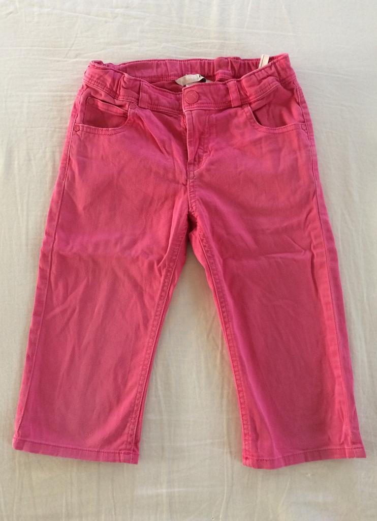 roze broek meisjes zomer H&M 122 128, Kinderen en Baby's, Kinderkleding | Maat 128, Broek, Gebruikt, Meisje, H&M