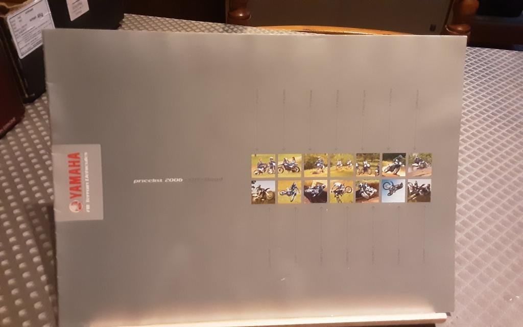 Yamaha brochure off road, Ophalen of Verzenden