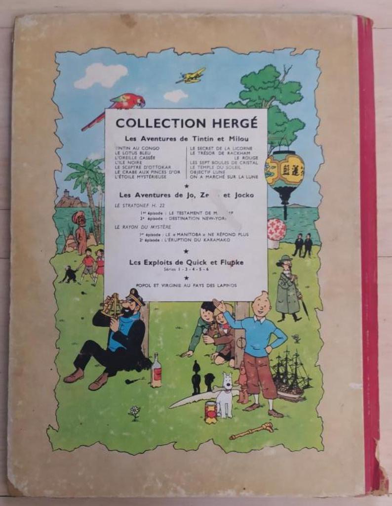 Tintin (Kuifje) - On a marché sur la lune (1955), Boeken, Ophalen of Verzenden