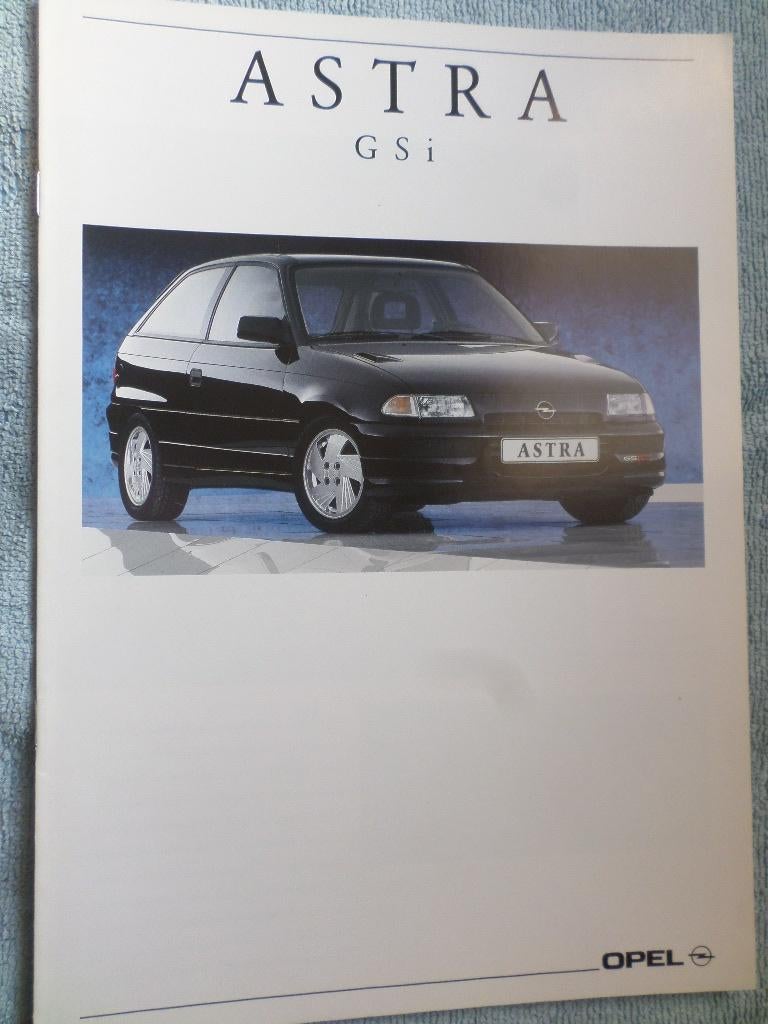 Opel Astra F 1991 brochure, Ophalen of Verzenden, Opel