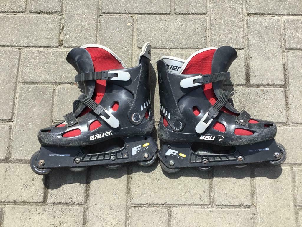 Skates indoor en outdoor Bauer maat 37-38 (9-10), Sport en Fitness, Skeelers, Ophalen of Verzenden, Gebruikt, Bauer