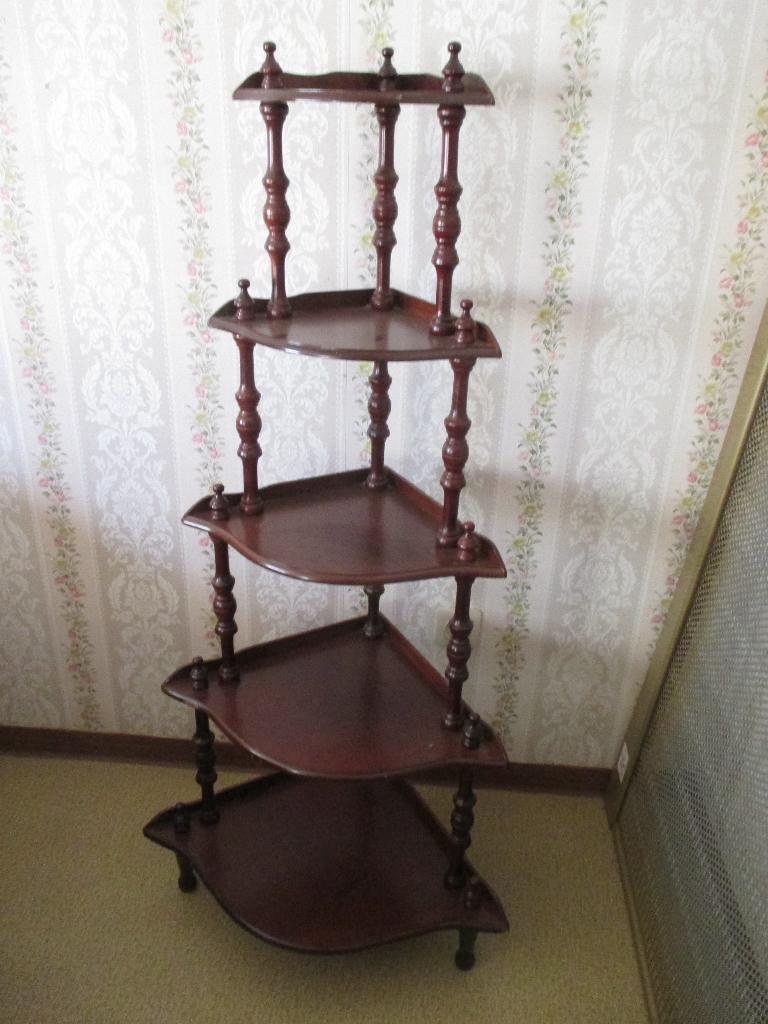 etagere in massief hout, Huis en Inrichting, Woonaccessoires | Etagères, Ophalen