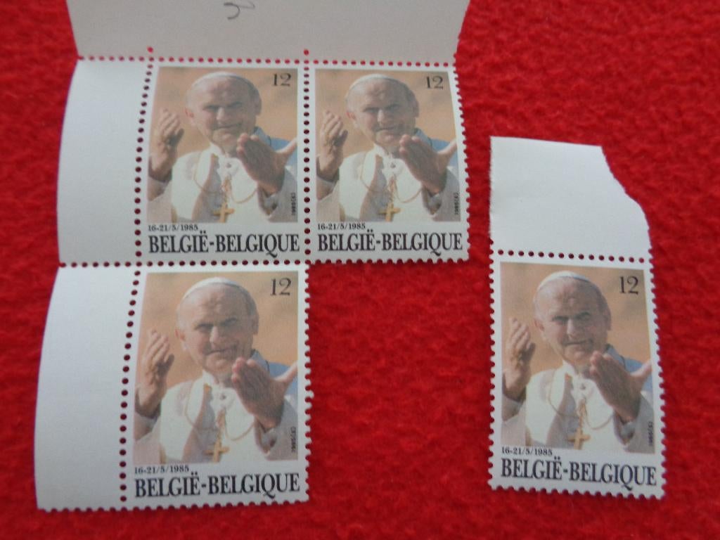 Timbres Belge Pape 21-05-85 neuf, Envoi, Non oblitéré, Neuf