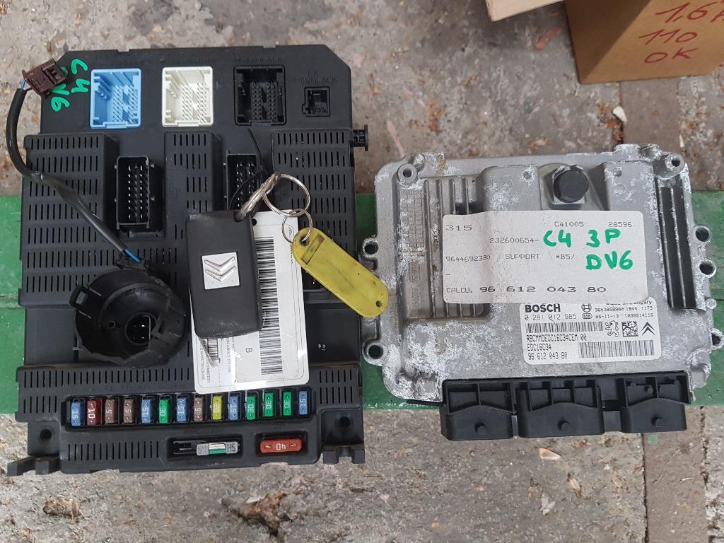 kit demarrage CITROEN C4 1.6 HDI 2007 BOSCH CALCULATEUR, Enlèvement