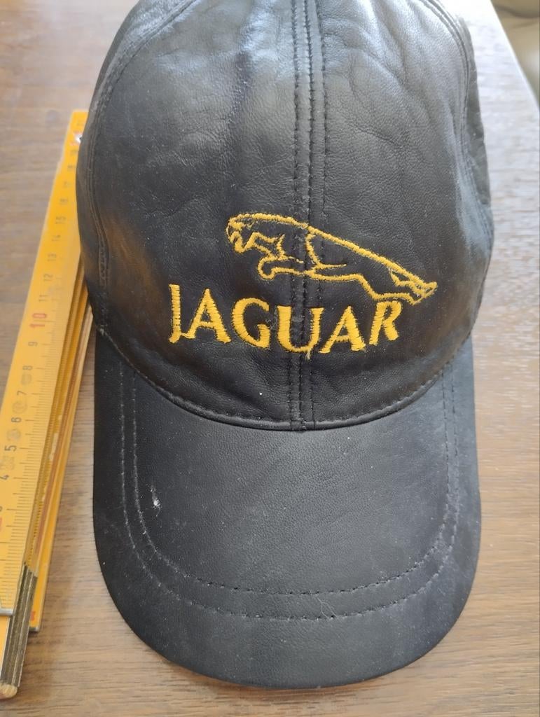 Pet Jaguar zwart  cap, Kleding | Heren, Verzenden, Zo goed als nieuw, Pet