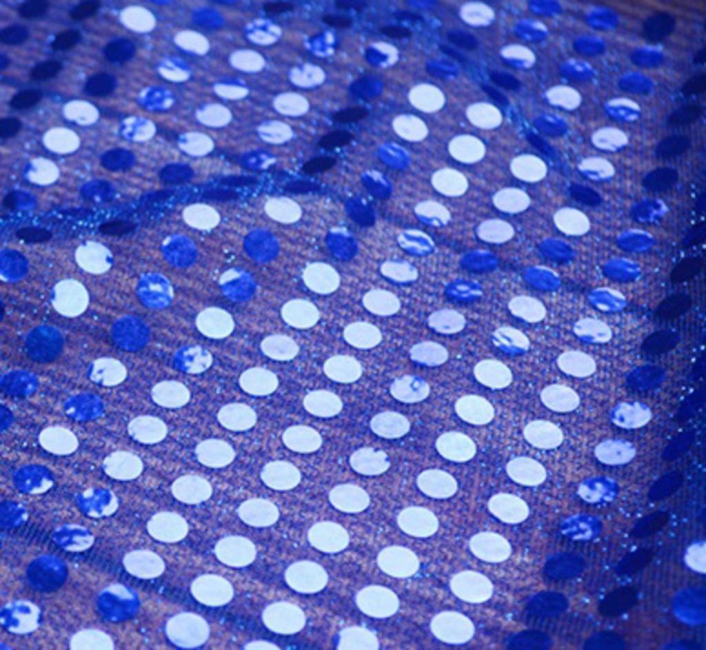 (6507) 3 mètres de paillettes bleu roi, Hobby & Loisirs créatifs, Tissus & Chiffons, Neuf, Polyester, Bleu, 30 à 120 cm