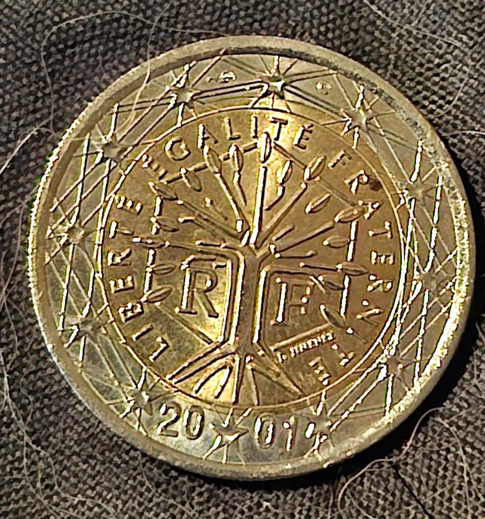 Munt van Frankrijk - 2 euro - 2001, Verzenden, Frankrijk, 2 euro, Losse munt